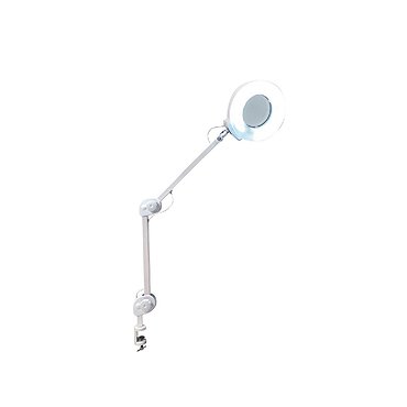Медицинская лампа лупа с подсветкой на кронштейне с увеличительным стеклом